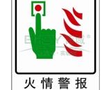 火警警報(bào)標(biāo)示牌